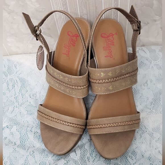 Jellypop Comfort Fit Wedges Sandals NWOT - Picture 2 of 6
